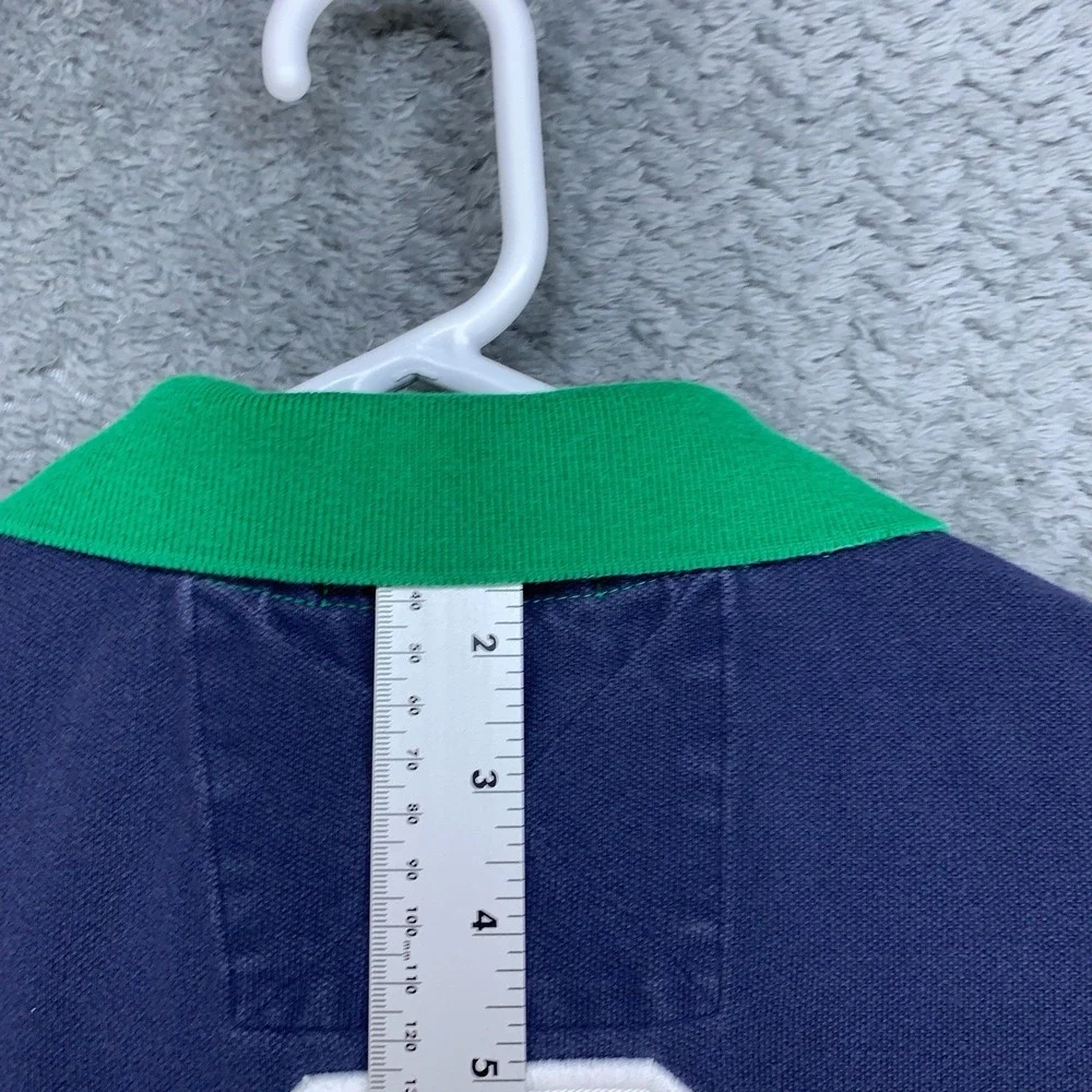 Polo Ralph Lauren Shirt Men's XL Green Blue Mercer RL Polo Team Big Pony VTG *
